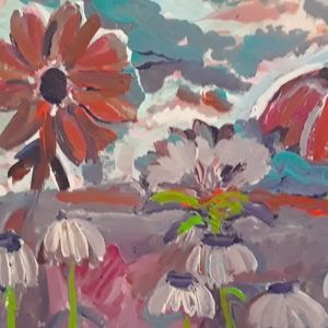 Original Art Blank Greeting Card with Envelope